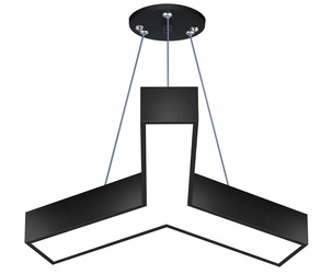 LPL-001 | Závěsné LED stropní svítidlo 20W | tvar Y | hliník | CCD nebliká | Φ60x10x6