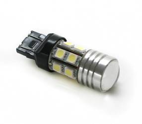 Car LED bulb T20 W21 / 5W + 5W CREE SMD 12 5050