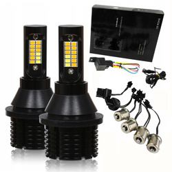 DRL with 2in1 indicator | ZES Bulbs 12 SMD | Lights LED daytime | Automatic Module