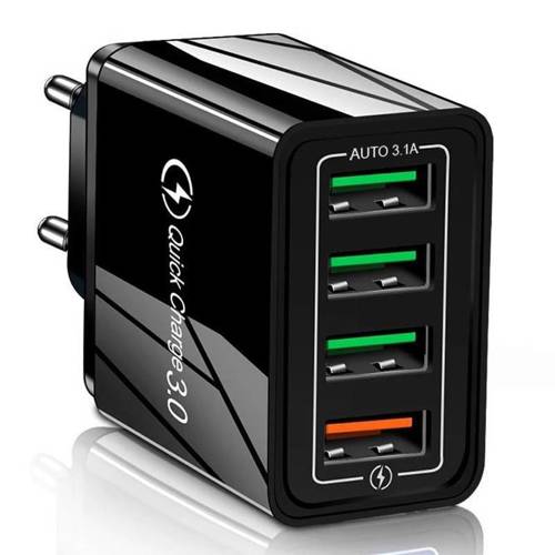 1864 | CA-033 | Fast 4x USB network charger | Quick Charge 3.0