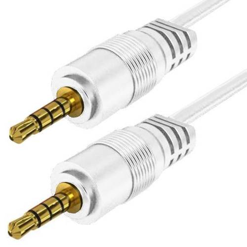 AC-1-1M-White | Jack braided cable