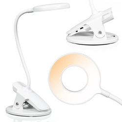 Q5-2 | RING LED-Schultischlampe mit Clip an der Tischplatte | Berührungsschalter