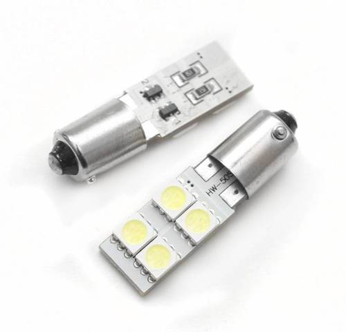 Auto-LED-Lampe BA9S 4 SMD 5050 CAN BUS