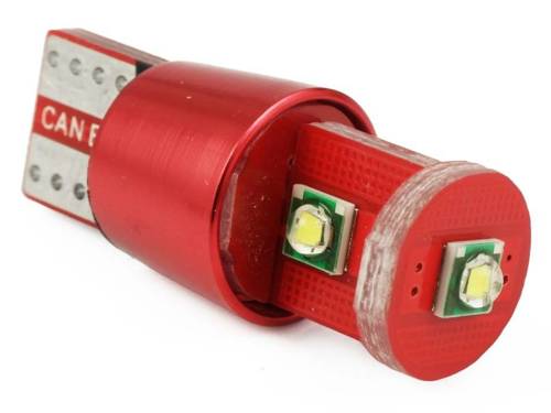 Auto-LED-Lampe W5W T10 CANBUS 3 SMD CREE RED