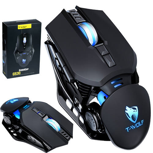 G530 | Žaidimų kompiuterio pelė, laidinė, optinė, USB | RGB LED foninis apšvietimas | 1200-6400 DPI, 7 mygtukai