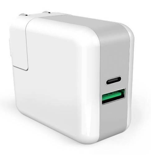 KP2U-PD-Balta | Power Delivery 3.0 sieninis įkroviklis, skirtas Macbook