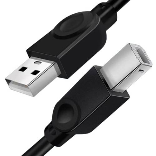 UP-3-3M-Juoda | USB-A - USB-B kabelis spausdintuvui, skaitytuvui | 3 metrai