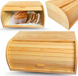 FC-B405-Bamboo | Klasyczny chlebak bambusowy | pojemnik na pieczywo 