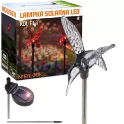 FLD-41 | Ogrodowa lampa solarna LED Koliber  | 66 cm, 600 mAh