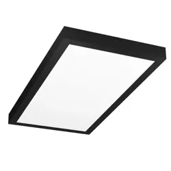 Panel sufitowy LED | Natynkowy plafon 60x30cm | 30W, 2850lm | czarny