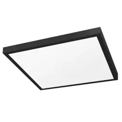 Panel sufitowy LED | Natynkowy plafon 60x60cm | 60W, 5760lm | czarny