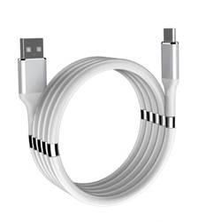 SN01 | 1M USB C Einziehbares Kabel | Handy Ladekabel QC 3.0 3A