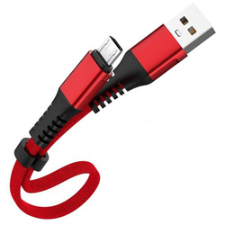 UC-020-MICRO | Krótki kabel USB - Micro USB Quick Charge 3.0 | 30 cm | Transfer danych, Android Auto