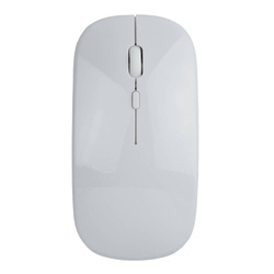 X1-Dual | Bezprzewodowa, biurowa myszka komputerowa optyczna | 2.4GHz + Bluetooth 5.2 | 800-1600 DPI | biała