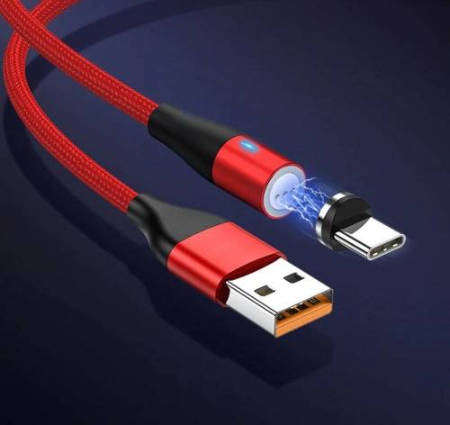 AM60 | Micro 2M | Kabel magnetyczny 5A do szybkiego ładowania i transferu danych