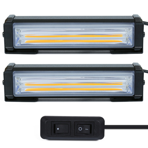 LED-206-COB-Y | Lampy ostrzegawcze - robocze LED | 2x FLARA LED