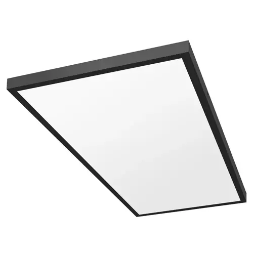 Panel sufitowy LED | Natynkowy plafon 120x60cm | 120W, 12000lm | czarny
