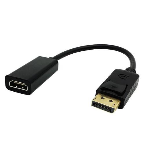 DP-H-30CM-Negru | Cablu HDMI (f) - Display Port | 4K | 30 cm